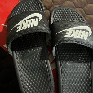 Nike Red Box with White Logo and Black Slide Detail